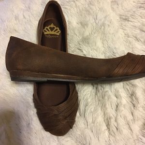 Fergalicious brown flats